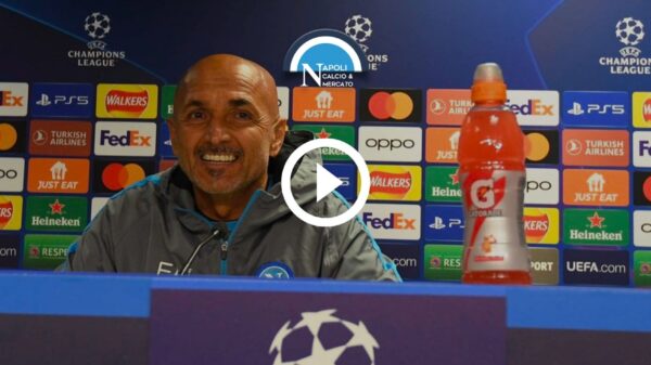 conferenza stampa spalletti prima di napoli rangers diretta video