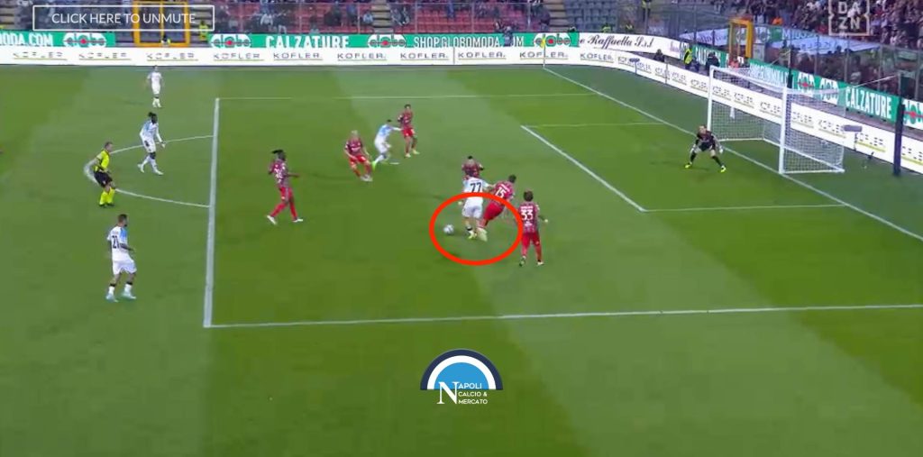 cremonese napoli moviola var rigore kvaratskhelia bianchetti