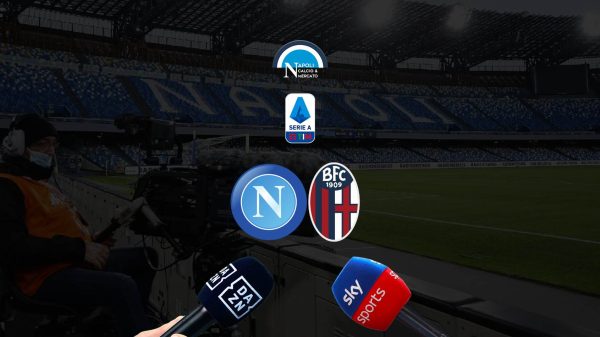 dove vedere napoli bologna streaming tv sky dazn