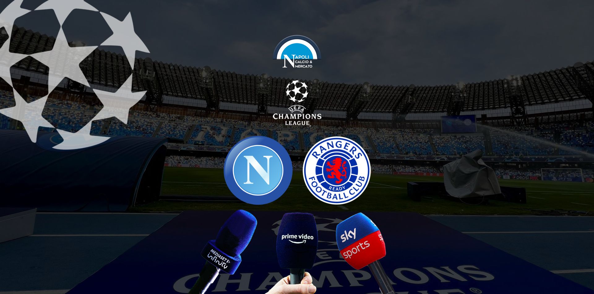 dove vedere napoli rangers gratis in tv e streaming fra sky sport prime video amazon e canale 5