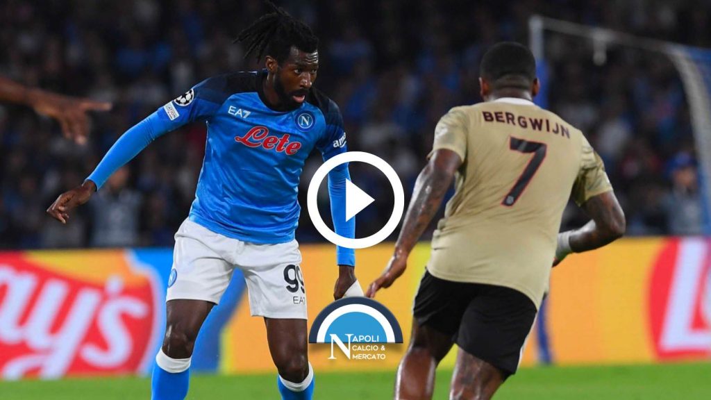 highlights napoli ajax 4-2 gol raspadori lozano