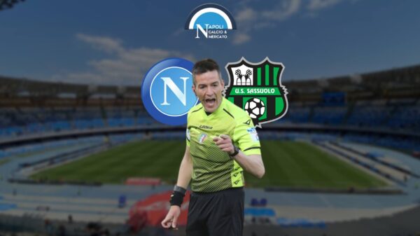 moviola napoli sassuolo arbitro rapuano var marini serie a rigore mano marelli