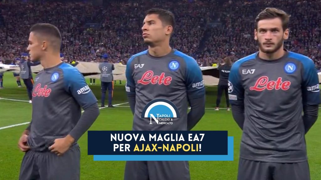 nuova maglia napoli vs ajax ea7 magnet kit