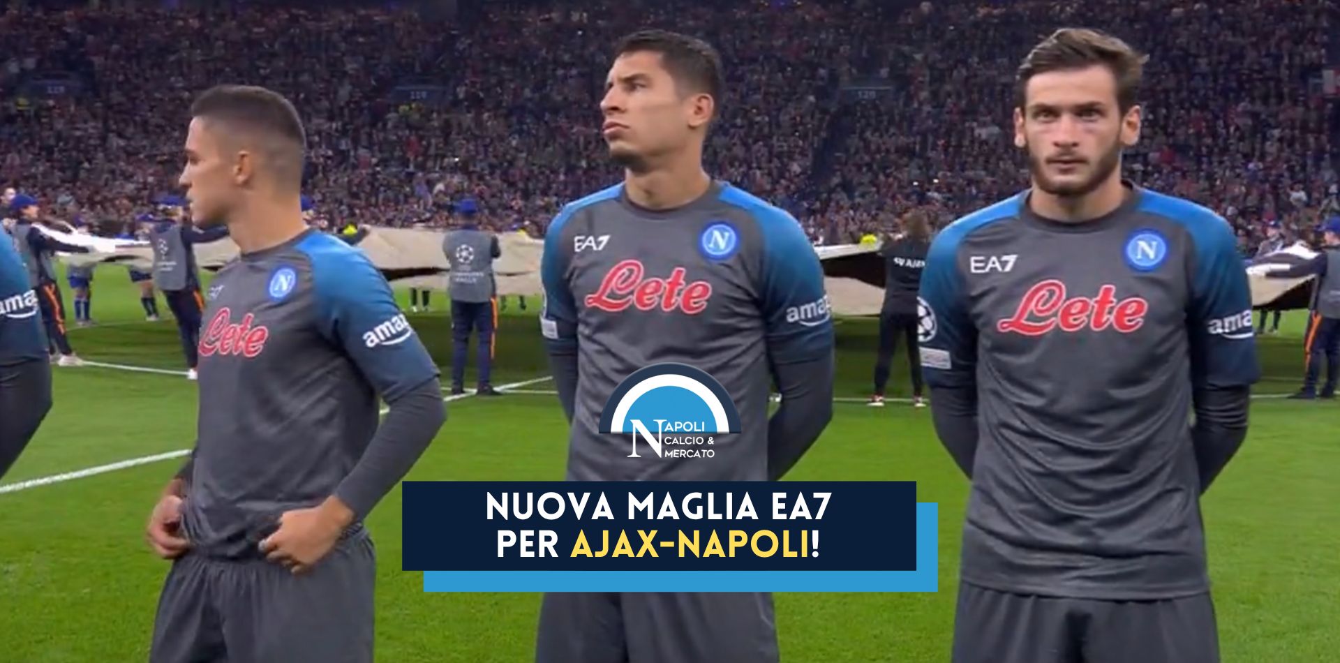 nuova maglia napoli vs ajax ea7 magnet kit