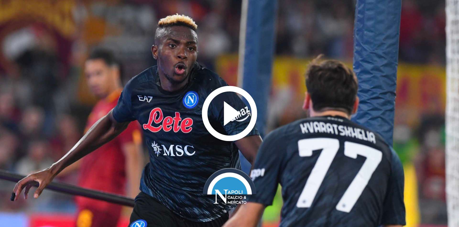 osimhen gol highlights roma napoli