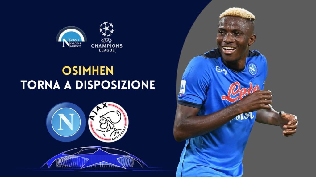 rientro osimhen napoli ajax