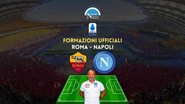 roma napoli formazioni ufficiali luciano spalletti jose mourinho serie a