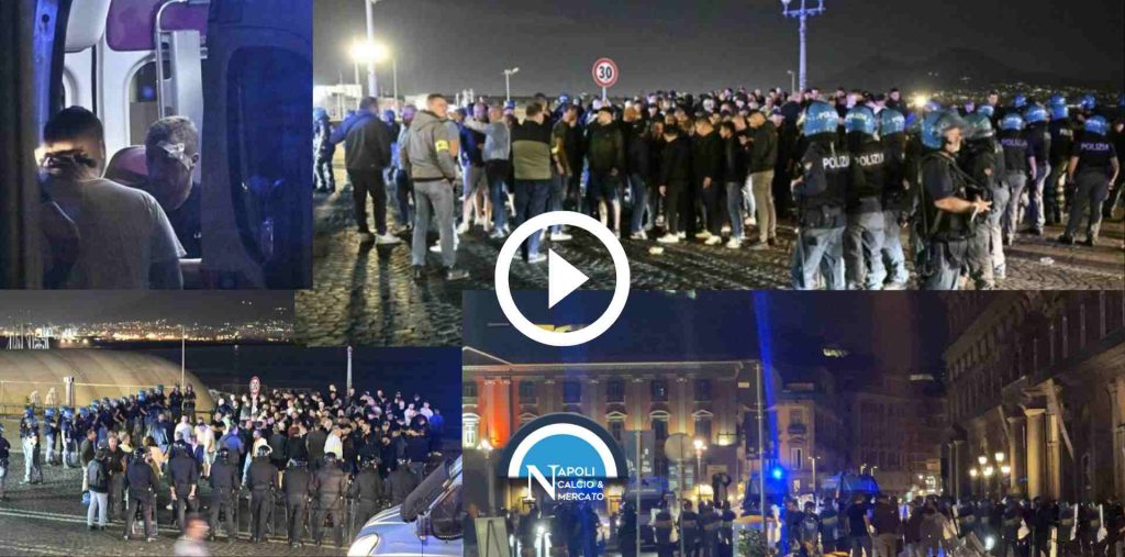 scontri napoli ajax champions league ultras tifosi rissa feriti polizia