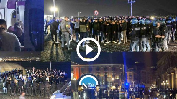 scontri napoli ajax champions league ultras tifosi rissa feriti polizia