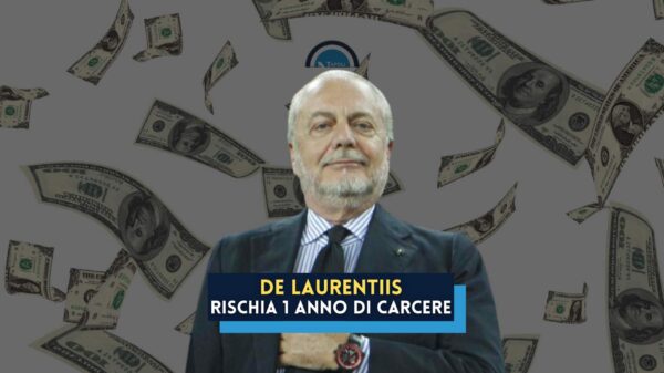 de laurentiis rischia 1 anno di carcere false fatture operazione calaiò