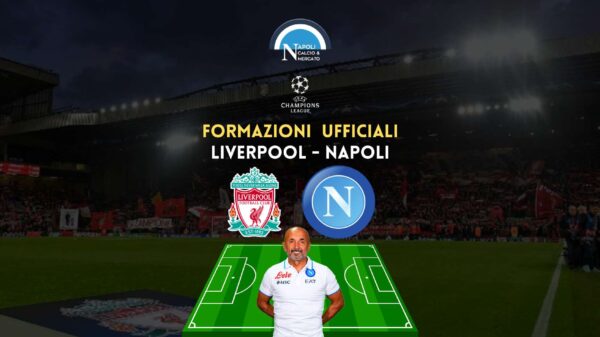 liverpool napoli formazioni ufficiali champions league