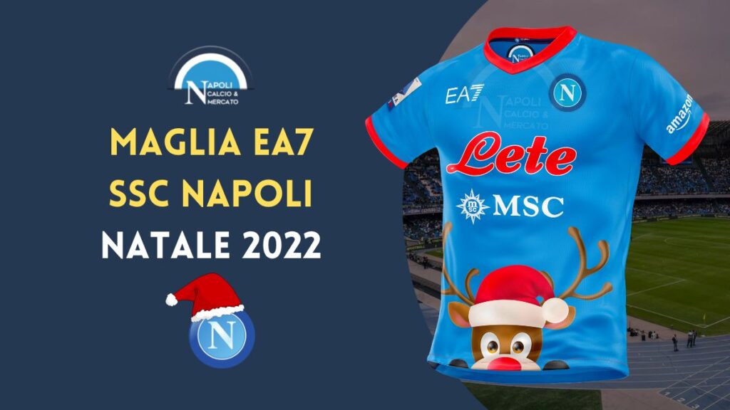 maglia ssc napoli ea7 natale 2022