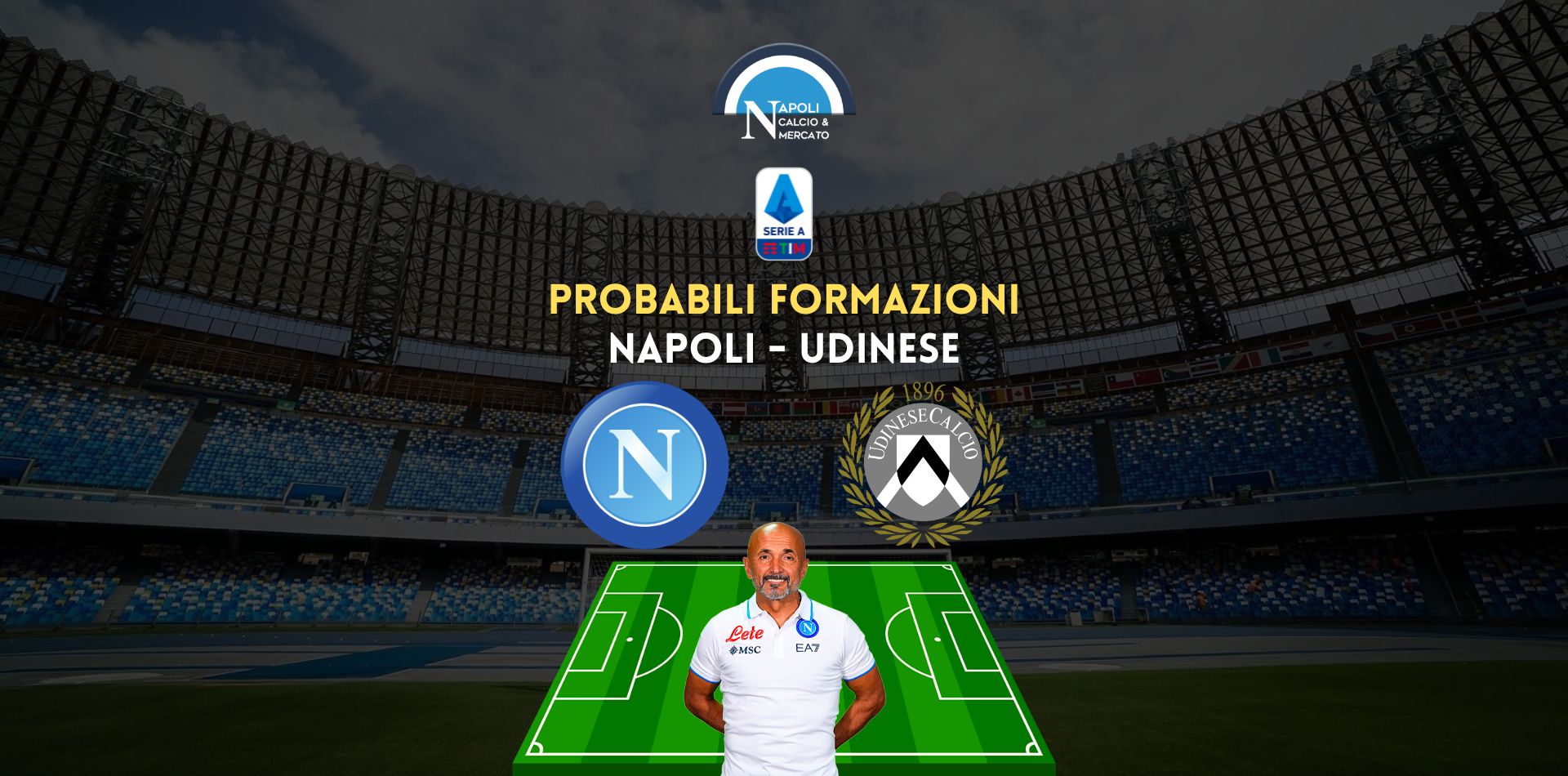 probabili formazioni napoli udinese le scelte di spalletti e sottil 15 giornata serie a kvaratskhelia out