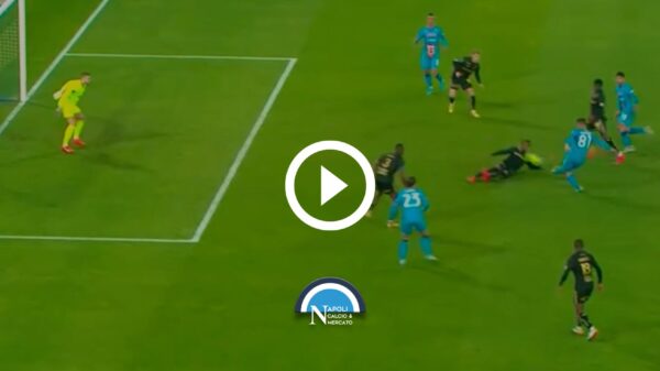 highlights napoli losc lille 1-4 gol raspadori video