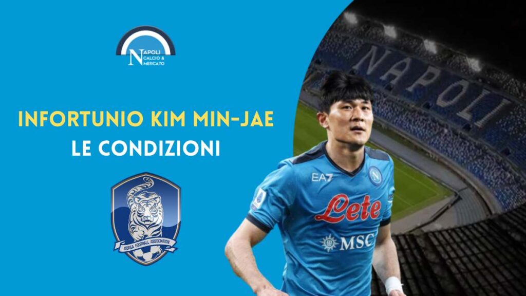 infortunio kim min jae napoli mondiali corea del sud condizioni rientro tempi di recupero