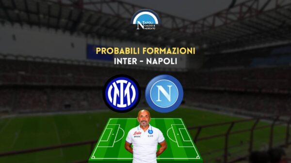 inter napoli probabili formazioni serie a mercoledì 4 gennaio spalletti inzaghi formazione