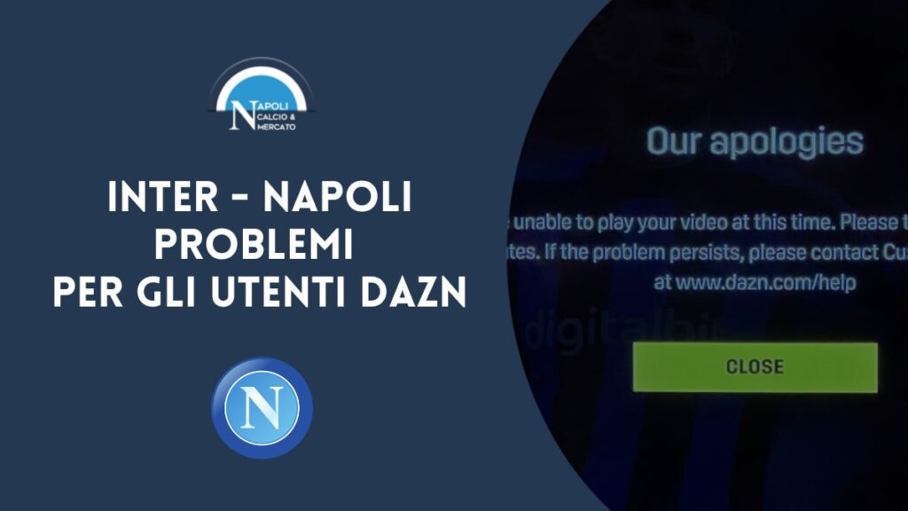 dazn down inter napoli