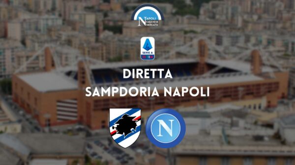 diretta sampdoria napoli sintesi cronaca risultato tabellino serie a live testuale