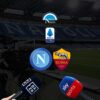 dove vedere napoli roma tv streaming sky dazn canale