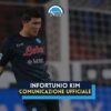 infortunio kim diagnosi tempi di recupero napoli juve