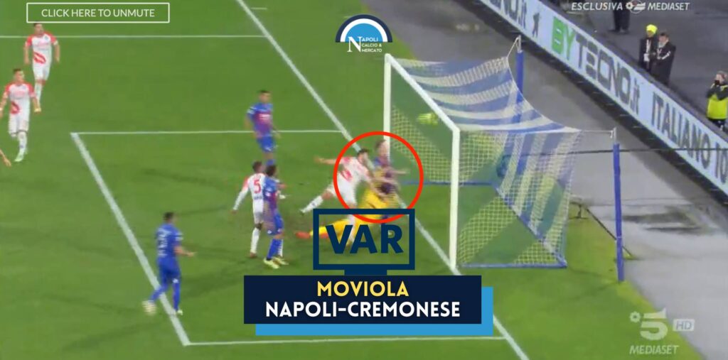 gol juan jesus napoli cremonese moviola