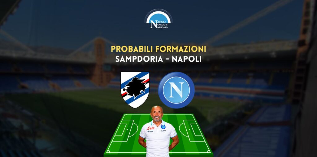 sampdoria napoli probabili formazioni serie a domenica 8 gennaio spalletti stankovic formazione