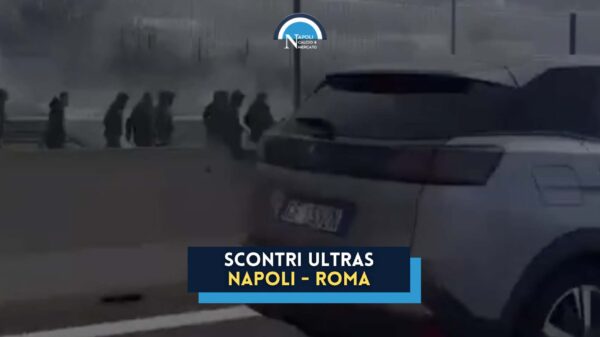 scontri ultras napoli roma autostrada