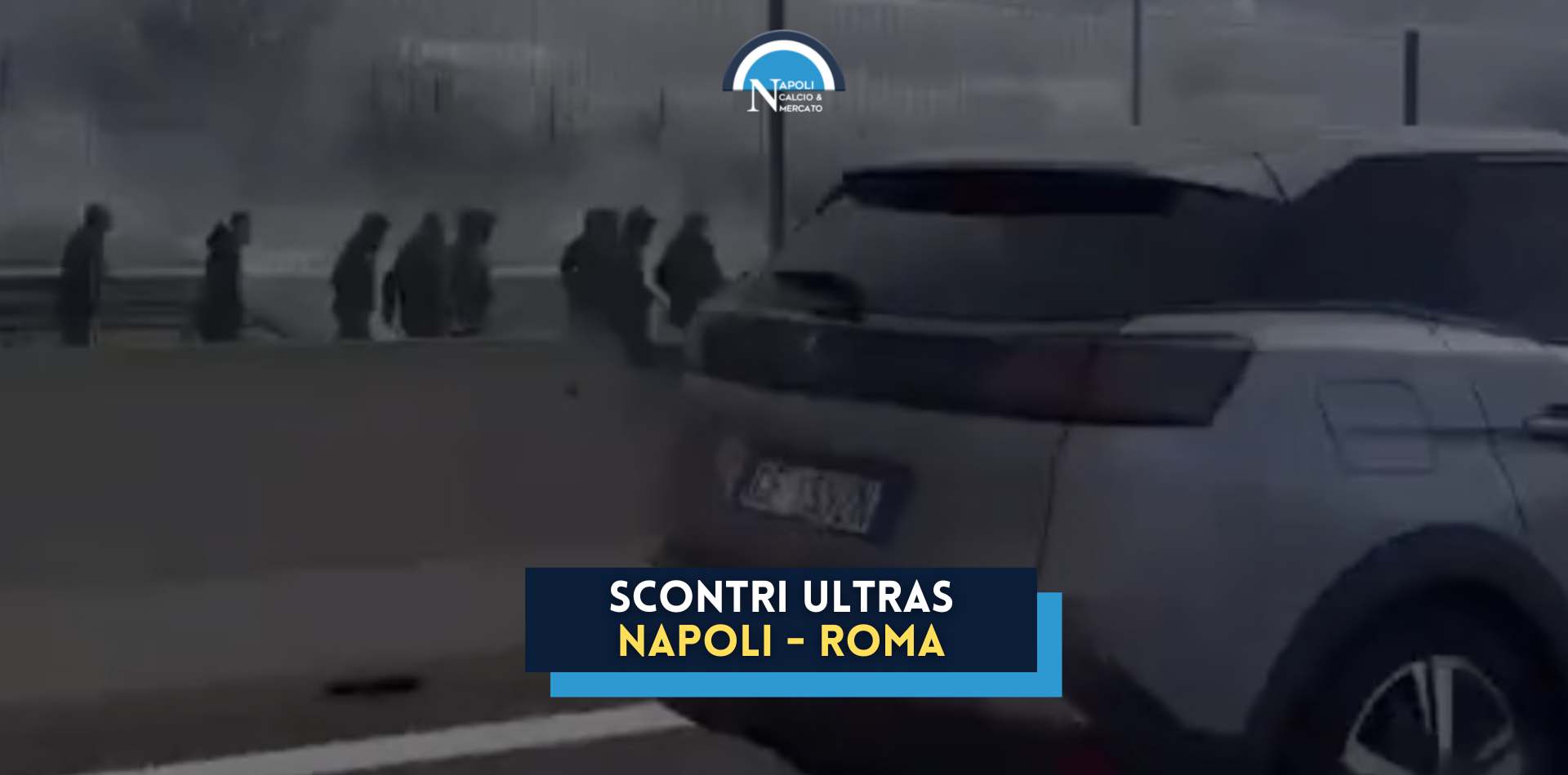 scontri ultras napoli roma autostrada