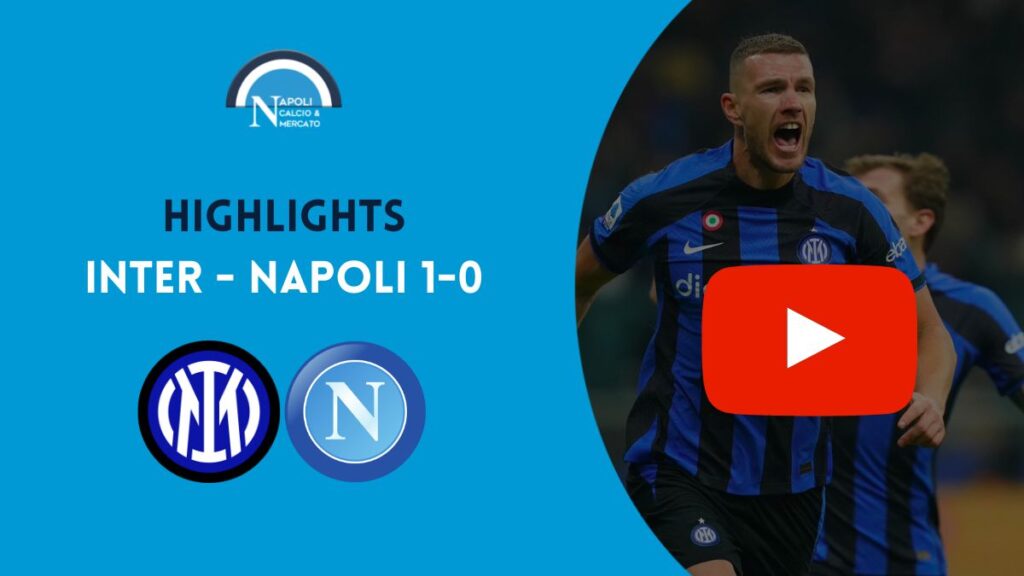 sintesi inter-napoli 1-0 highlights video gol dzeko