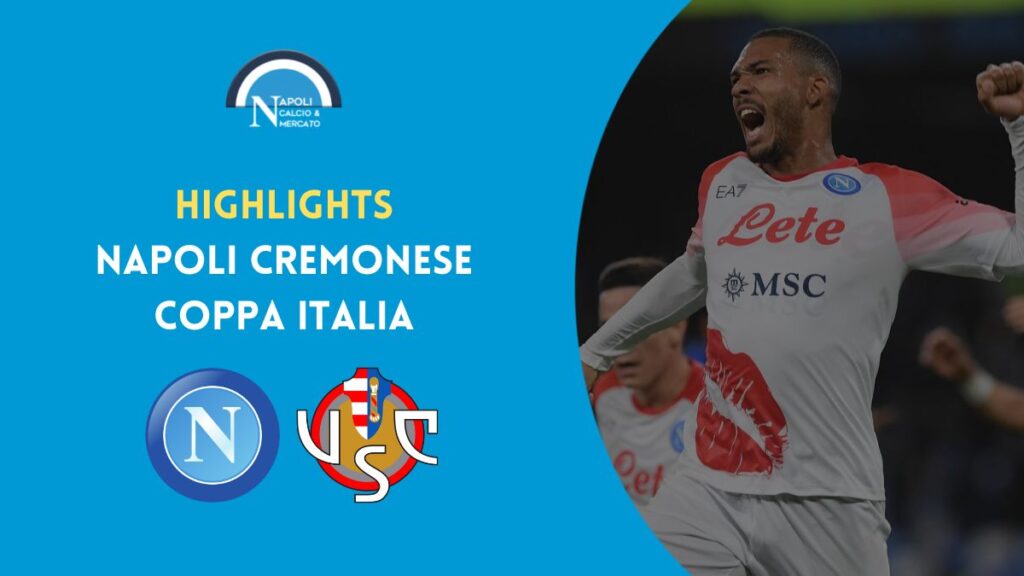 sintesi napoli cremonese 2-1 highlights video gol juan jesus simeone coppa italia