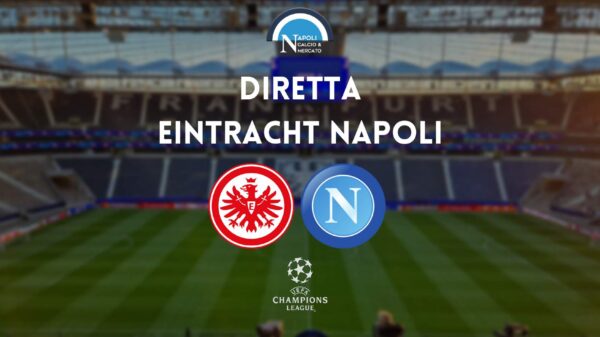 diretta eintracht francoforte napoli sintesi cronaca risultato tabellino champions league live