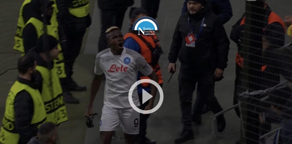 highlights eintracht napoli champions league video sintesi gol osimhen rigore