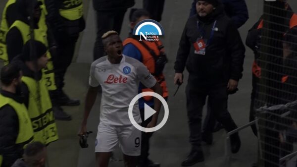 highlights eintracht napoli champions league video sintesi gol osimhen rigore