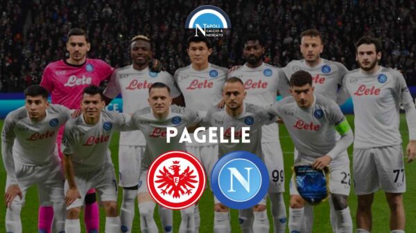 pagelle eintracht napoli champions league voti commenti