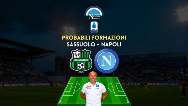 sassuolo napoli probabili formazioni