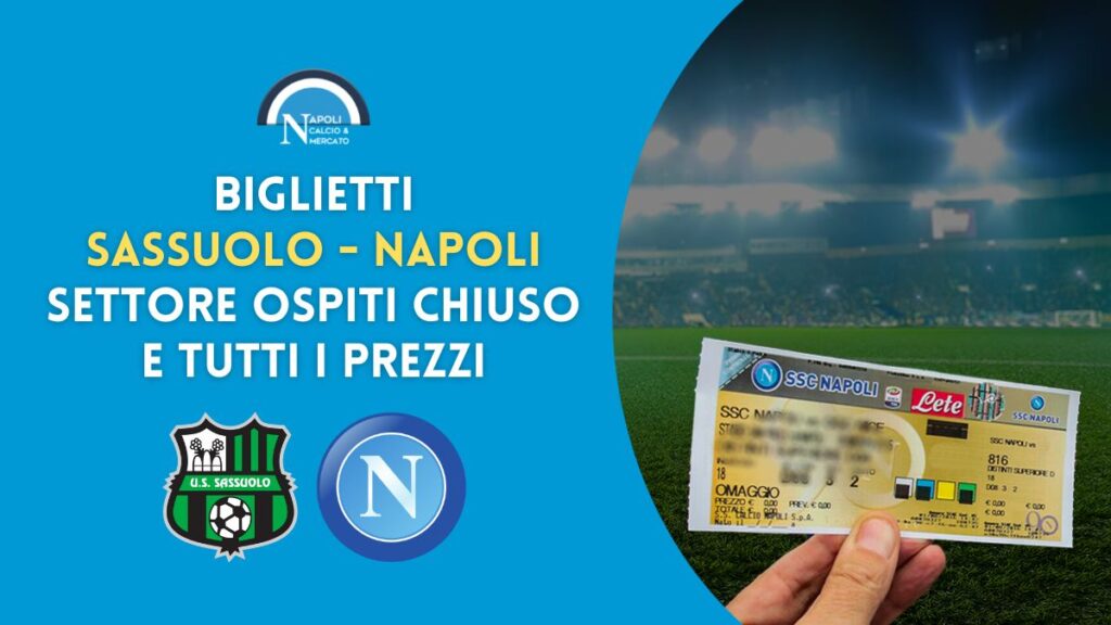 serie a sassuolo napoli biglietti prezzi