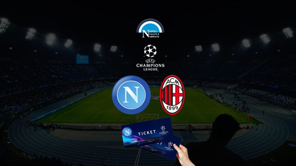 biglietti napoli milan quarti di finale uefa champions league prezzi settori 18 aprile 2023