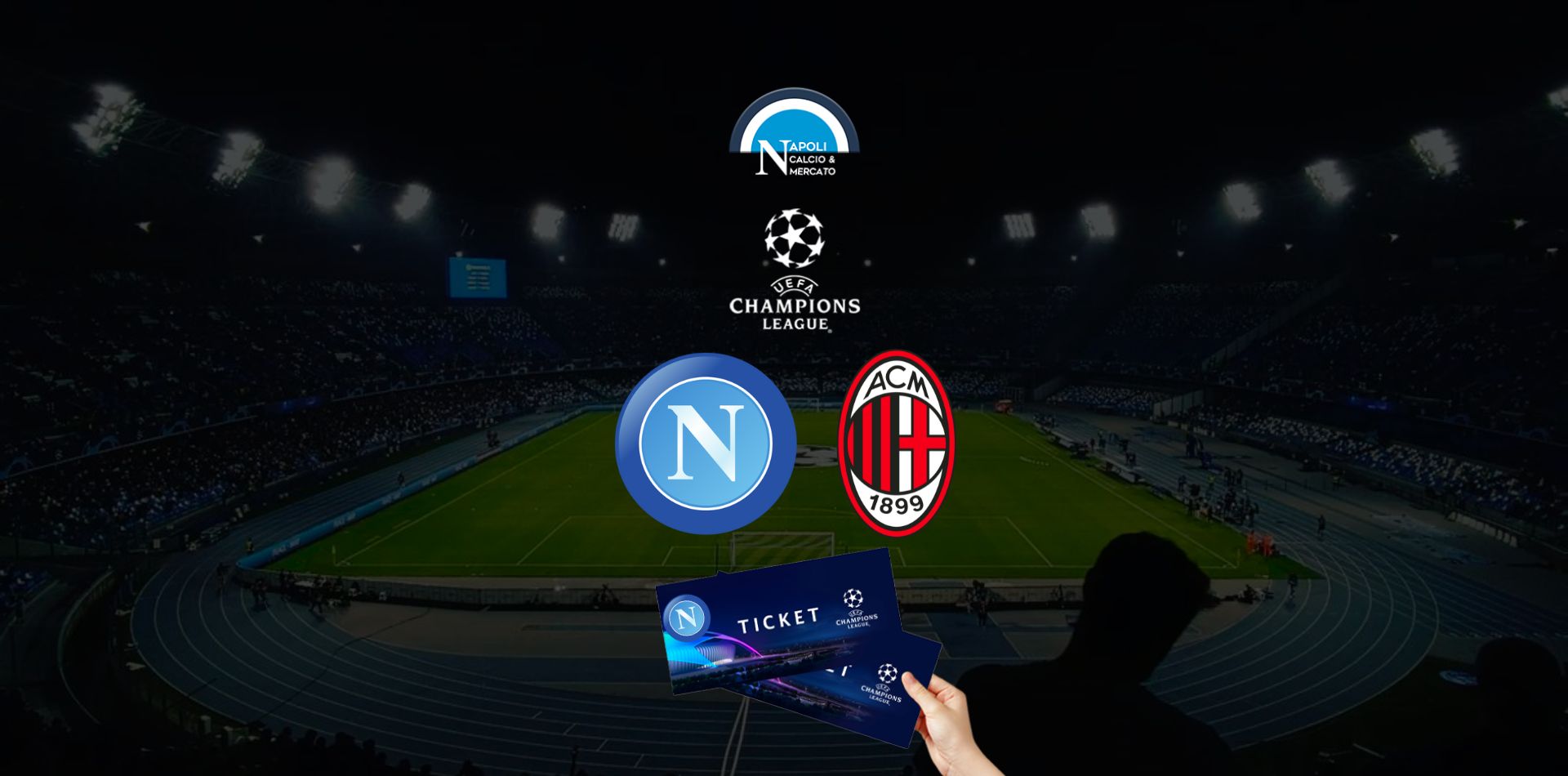 biglietti napoli milan quarti di finale uefa champions league prezzi settori 18 aprile 2023