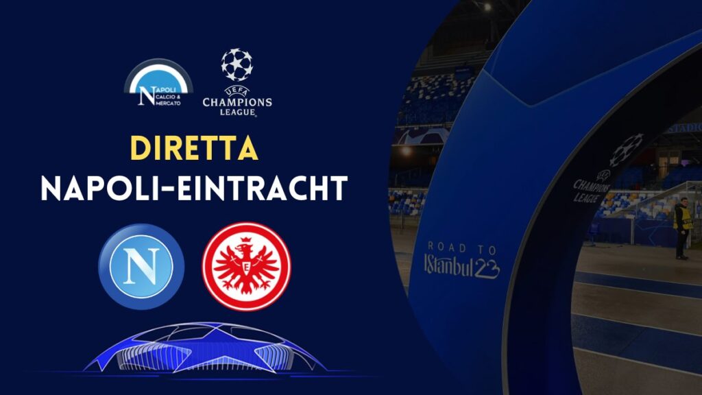 diretta napoli eintracht francoforte sintesi cronaca risultato tabellino champions league live testuale