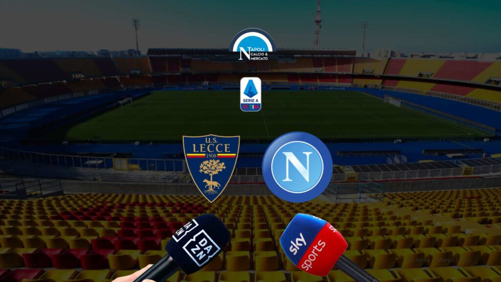 dove vedere lecce napoli tv streaming sky dazn canale data e ora