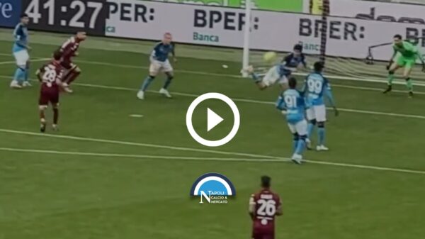 giocata kim min jae torino napoli 0-4 video