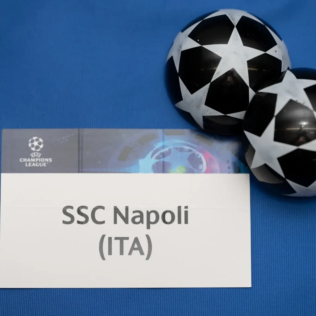 napoli sorteggi champions league quarti pallina