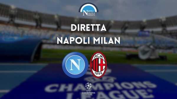 diretta napoli milan sintesi cronaca risultato tabellino champions league live