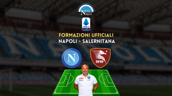 formazioni ufficiali napoli salernitana serie a scelte spalletti sousa formazione titolare formazione scudetto napoli