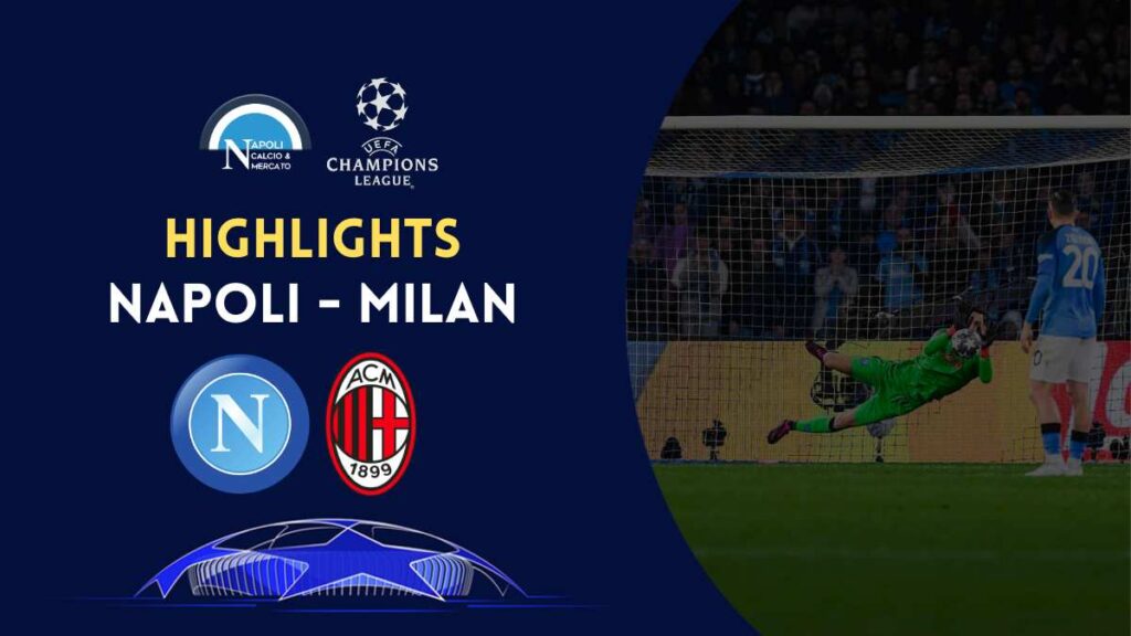 highlights napoli milan gol osimhen