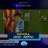 moviola lecce napoli var gol di lorenzo fuorigioco