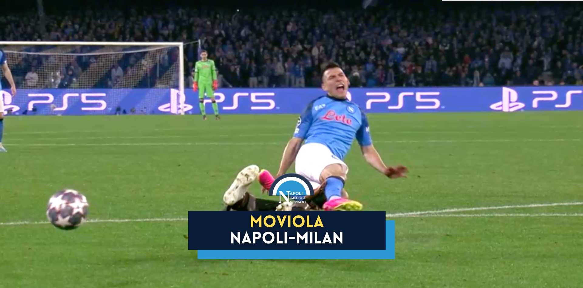 moviola napoli milan rigore leao lozano (1)