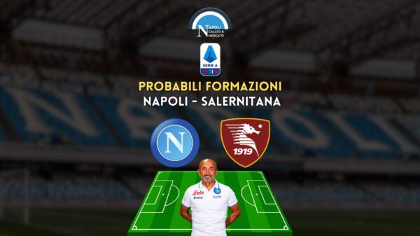 napoli salernitana probabili formazioni titolari spalletti sousa serie a